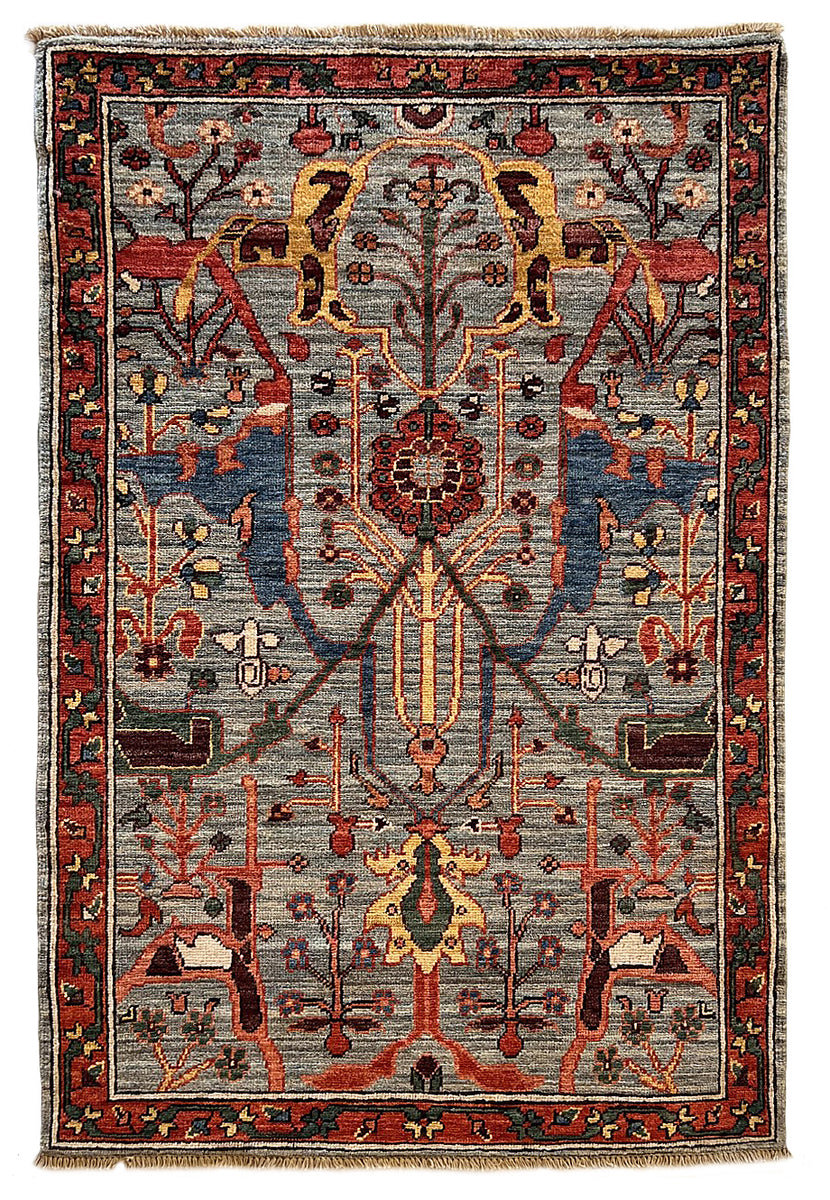 Taleqan, Helvai Antique Style Gregorian Rug Newton Lower Falls MA