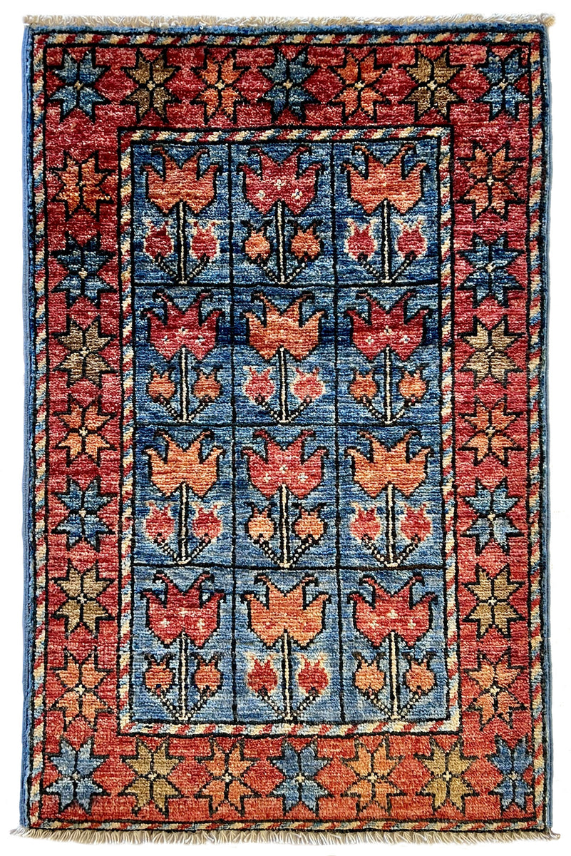 Ersari, In a Field of Flowers | Gregorian Rugs | Newton Lower Falls MA