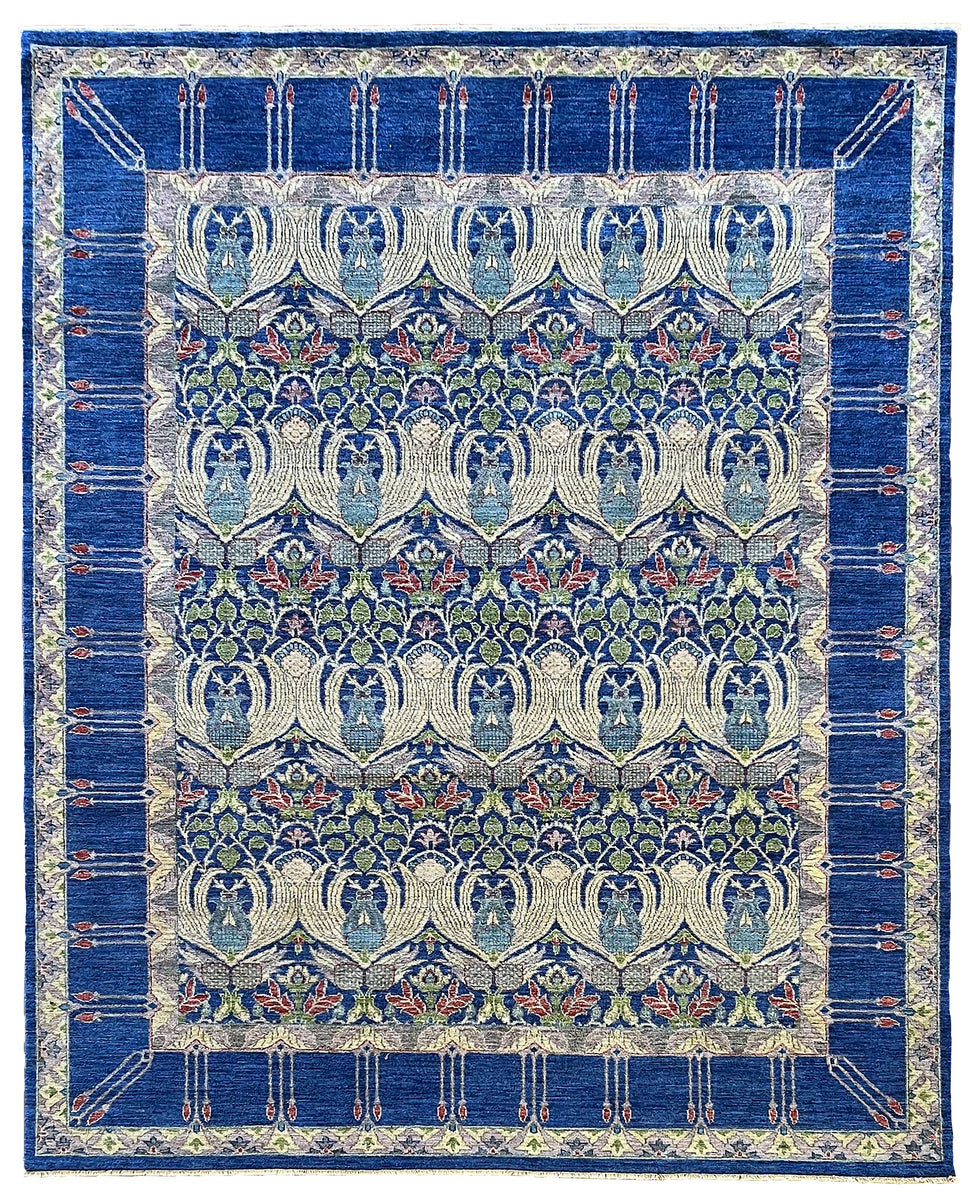 Quetta Arts and Crafts All Over Field | Gregorian Rugs | Newton MA