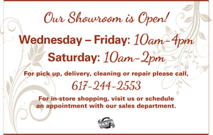 Gregorian Rugs regular store hours