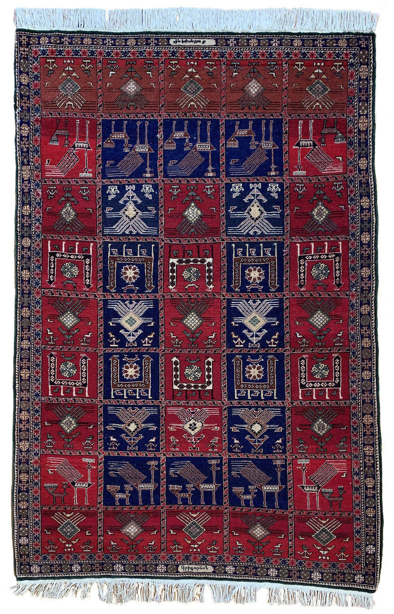 Authentic Turkish Kayseri Akstafa Design | Gregorian Rug | Boston MA ...